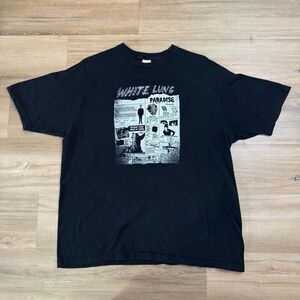 White Lung Official Merchandise Black Crewneck Shirt Size XL Canadian Punk Rock
